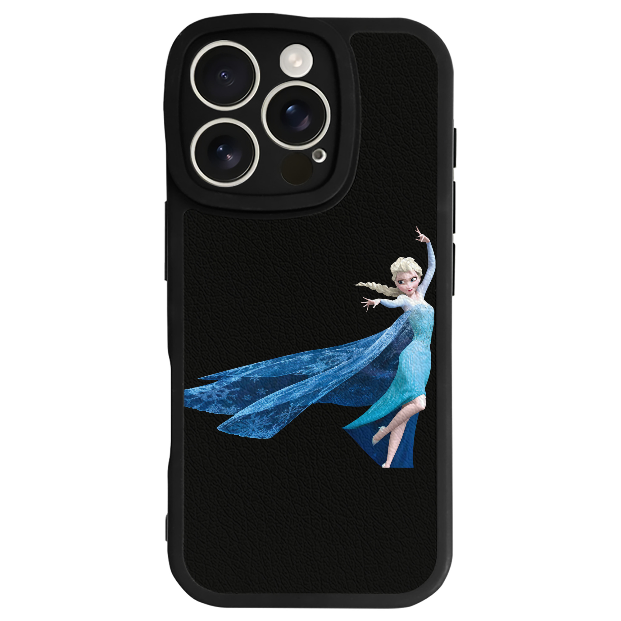 （画像用） アナと雪の女王 アンナ エルサ Frozen Anna Elsa 【iPhone 16シリーズ対応】シリコンスマホケース（レザー調） 材質：シリコン